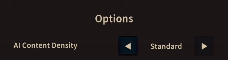 AI Content Density option